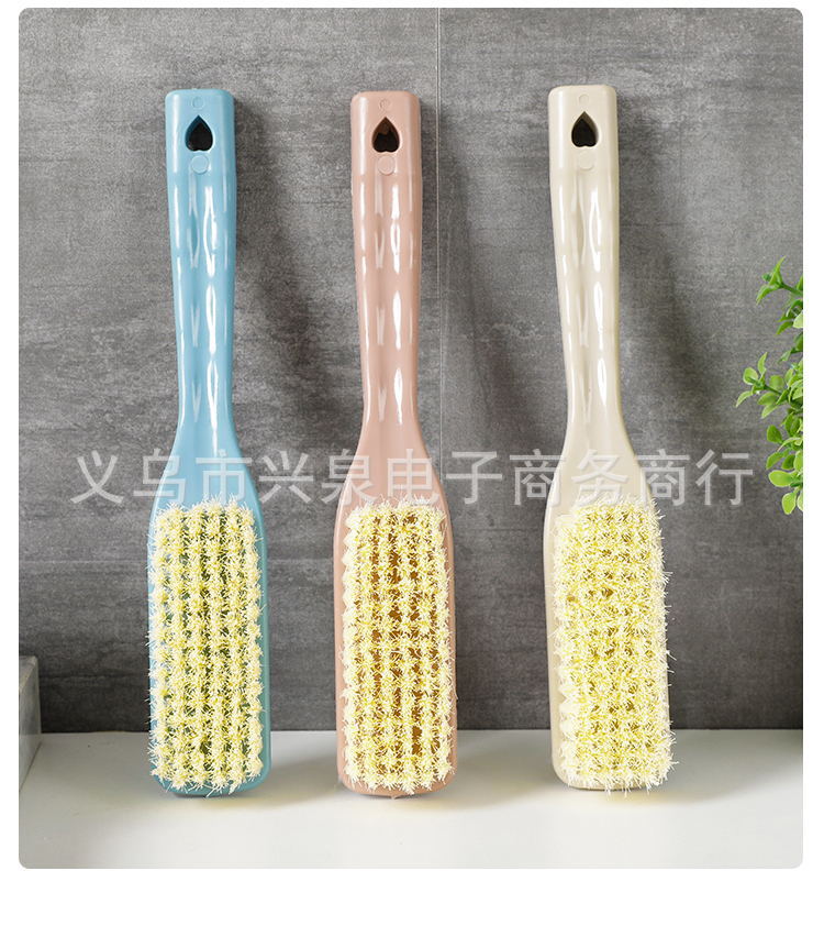 【 Zone 3-7 】1057 Solid color shoe brush 10/ pack 400/ piece Shoe brush Plastic bristle brush Shoe brush wholesale Shoe brush Washing brush Multi-functional household laundry brush Cleaning shoe brush non-damaging pic 9
