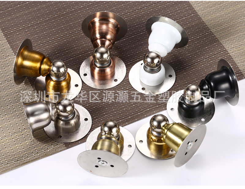 不锈钢门吸 卧室卫生间入户门强磁加厚防撞吸门器防风免打孔/打孔详情15