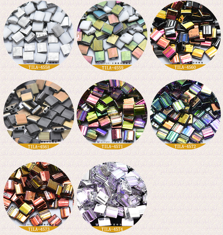 TILA日本进口miyuki御幸提拉珠14色冰与火幻彩系列10g装散珠珠子详情2