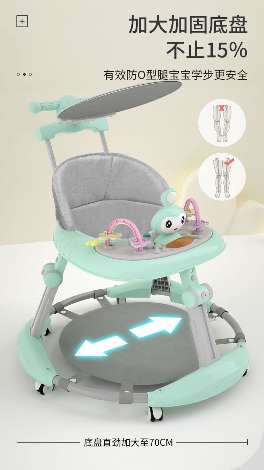 婴儿学步车厂家批发宝宝助步学走路车儿童多功能手推早教玩具车详情7