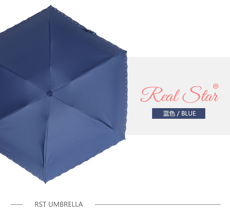 RST Japanese-style creative hollowed-out sunshade umbrella, mini 50% discount pocket sun umbrella for women with color glue sun protection, in stock and in batch pic 11
