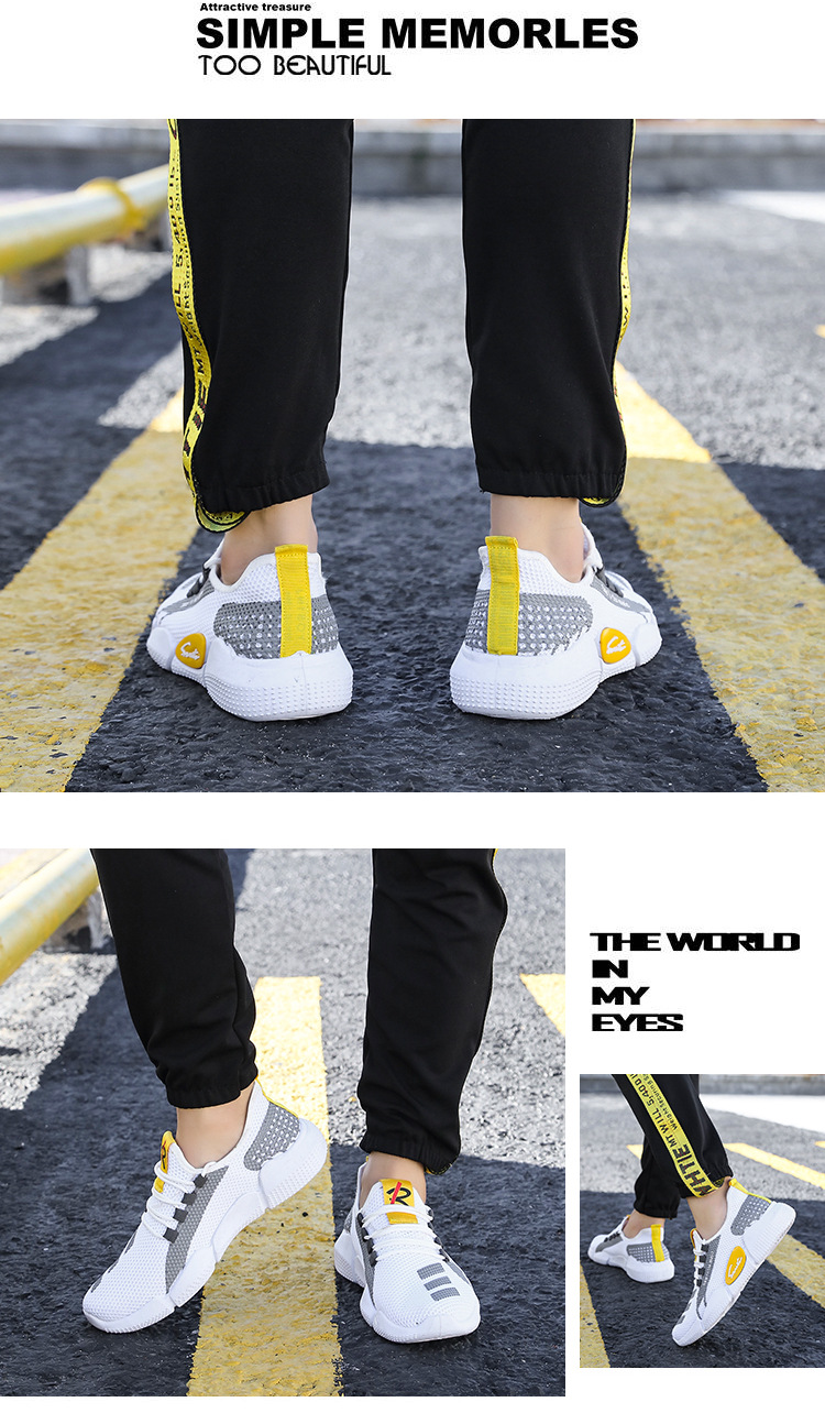 2025春季夏季新款男鞋网面透气休闲鞋青少年运动鞋飞织鞋男鞋批发详情38