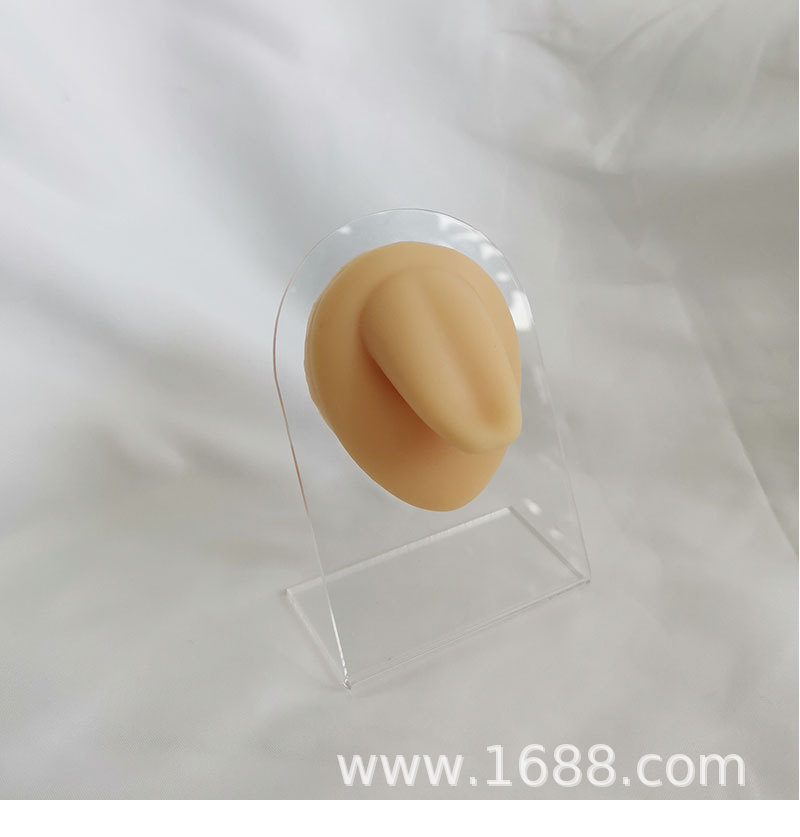 Soft silicone rubber simulation human tongue model, tongue nail display, puncture and perforation practice, medical display props pic 8