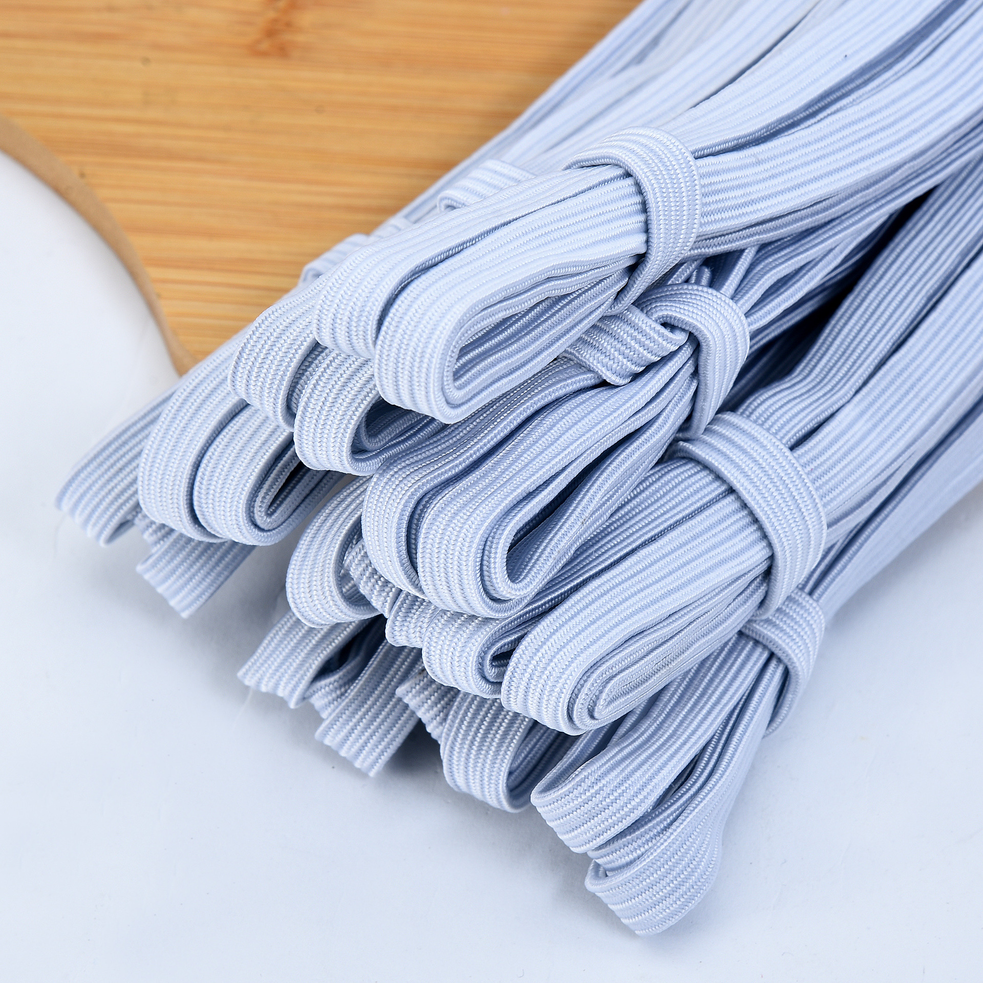High-elasticity colored latex trouser straps: 0.7mm- 1.2cm, with a slightly flat elastic band, double-layer elastic band at the waist pic 2