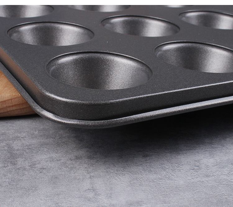 cake mould chiffon non-stick cake mold round 6 cups muffin cake baking tray muffin cake mold pic 5