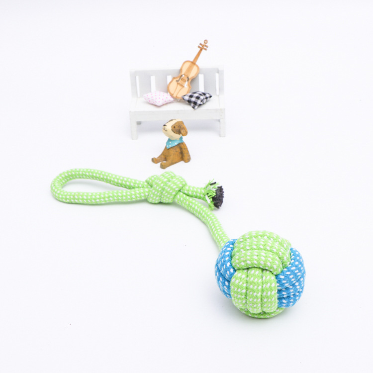 Wholesale manufacturer of dog cotton rope toys for teeth grinding and cleaning, multi-color dog biting rope combination sets, direct supply of pet supplies pic 6