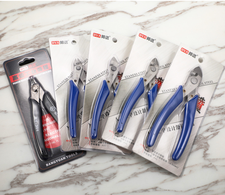 Factory direct sales of Bangyuan stainless steel scissors, water mouth pliers, electronic bevel wire scissors 303, 305, 306, 308 pic 22