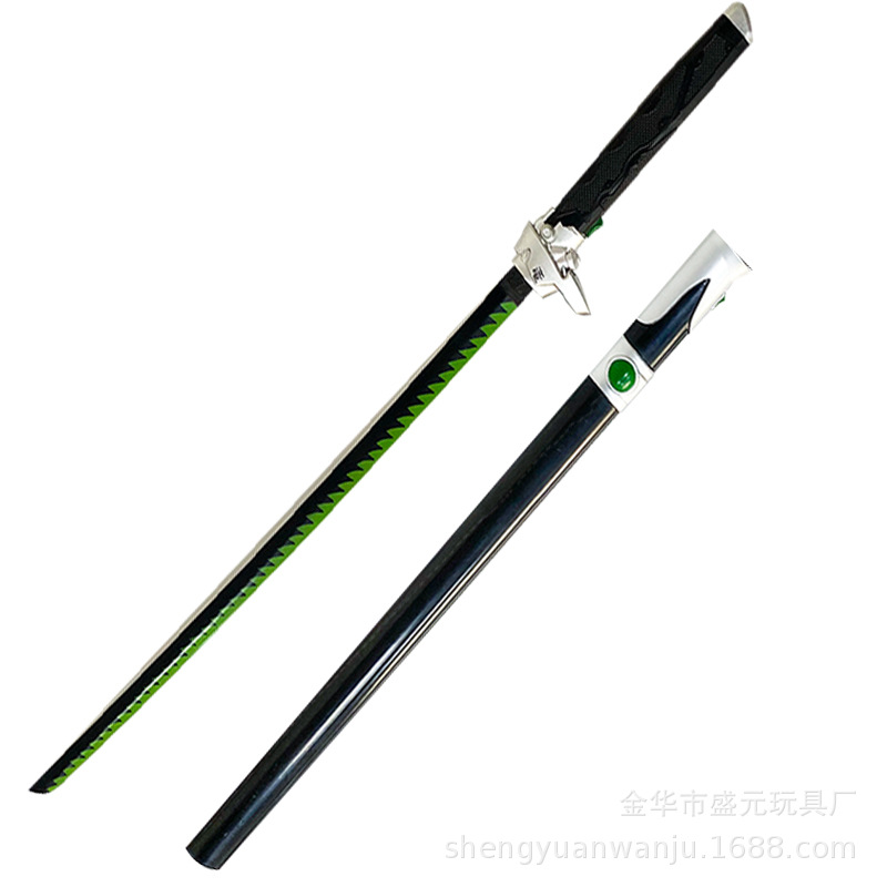 新款守望先锋源氏刀邪鬼刀PU软胶玩具剑cosplay道具模型龙一文字详情13