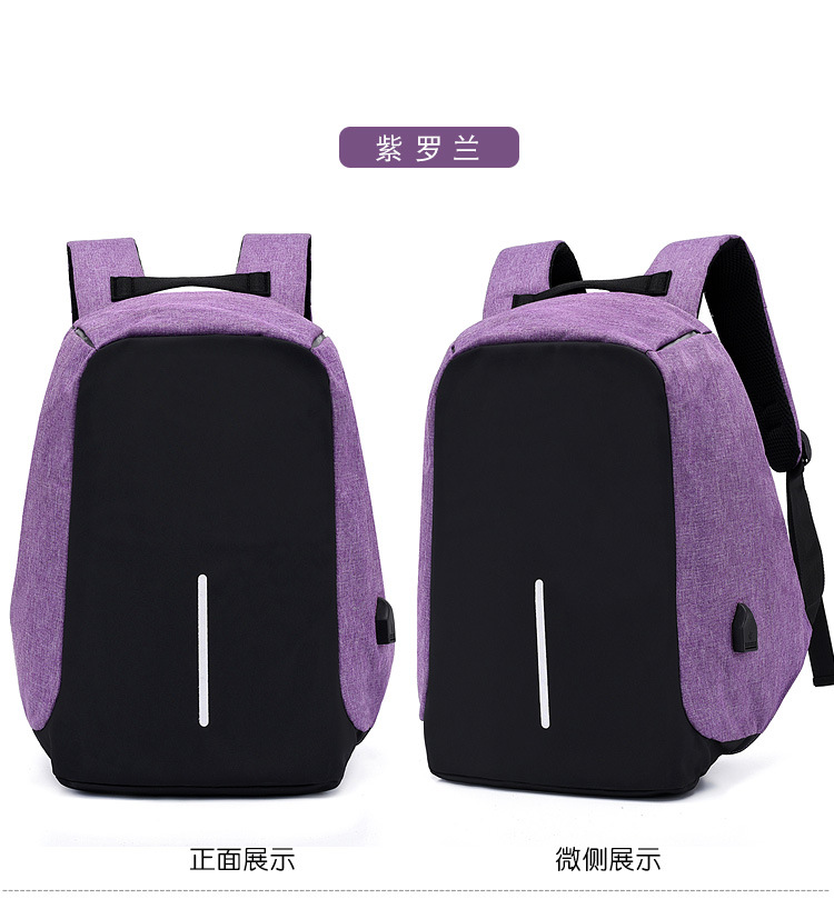 Venta directa de fábrica nueva mochila anti-robo multifuncional mochila recargable usb inteligente para hombres casual business travel bag pic 21