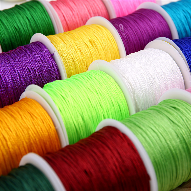 100-meter axis DIY handcrafted beaded thread, No. 72 jade thread, red rope, hand-woven thread, Chinese knot thread, multi-color direct supply from the manufacturer pic 2