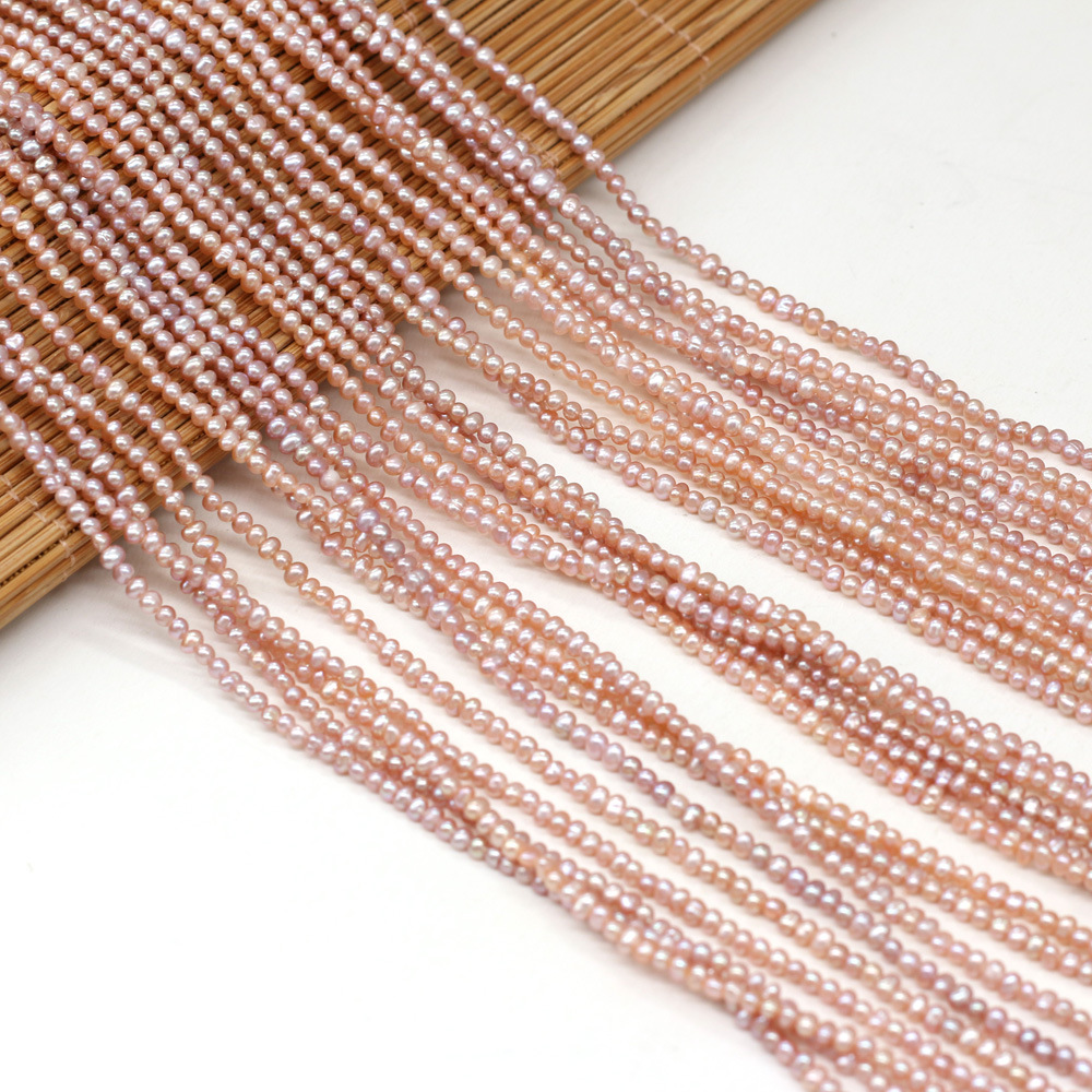 Exquisite natural freshwater pearl potato beads DIY jewelry accessories, handcrafted jewelry necklaces, semi-finished product production and wholesale pic 21