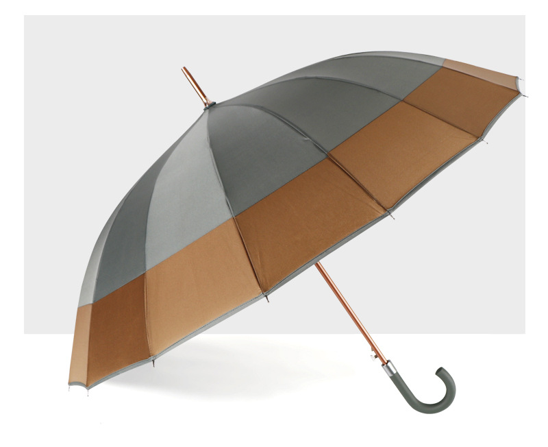 RST Umbrella 16-bone umbrella with enlarged windproof frame and color-blocking edge business advertising umbrella wholesale pic 18