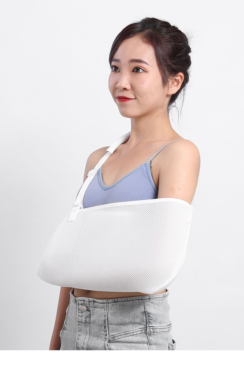 Wholesale anti-strangulation forearm sling wrist guard, fracture arm sling, forearm sling breathable neck, shoulder and wrist support fixation strap pic 13