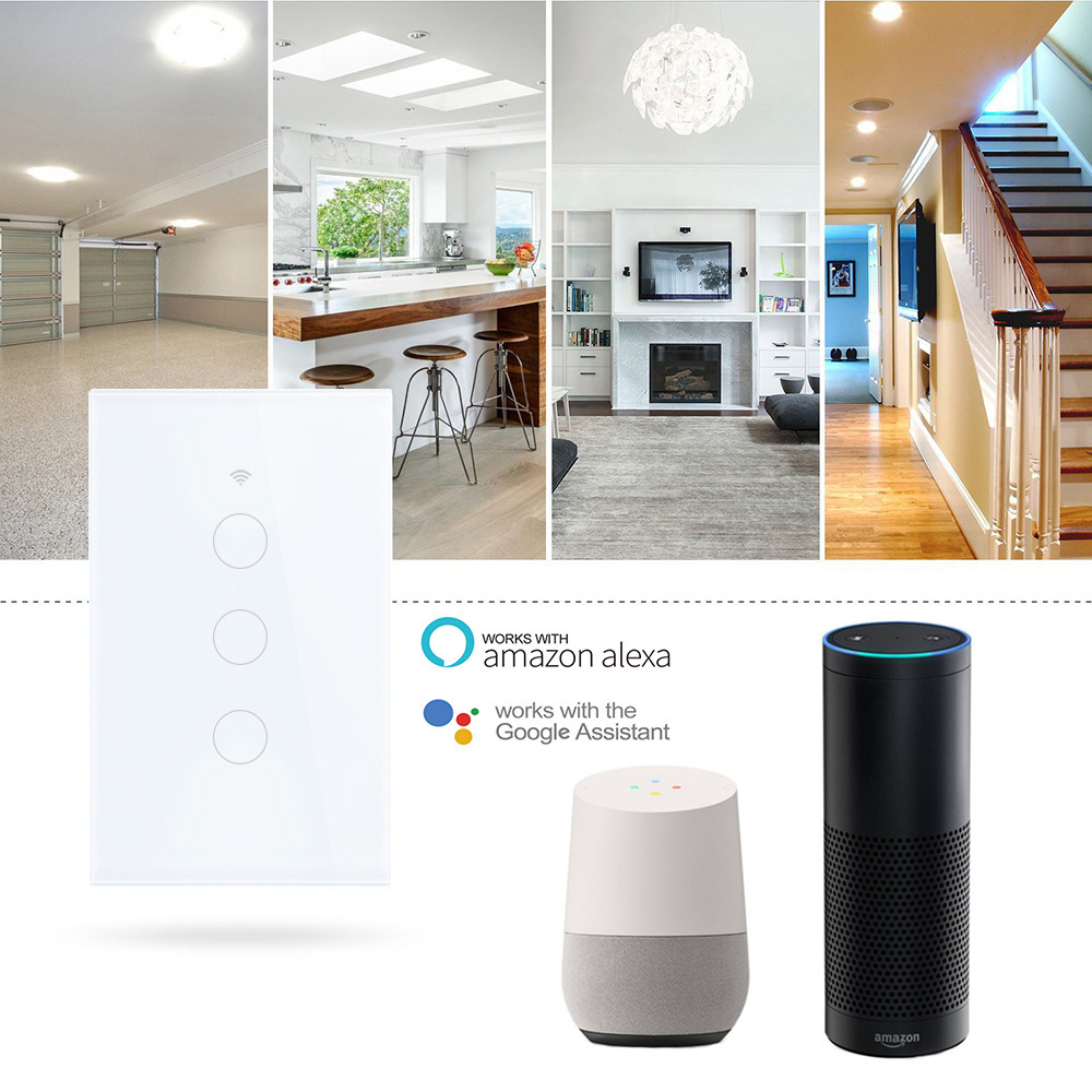 Американский эквивалент 120 - го типа, с одним нулевым переключателем на wifi +RF433 - й калибр, является общим для бразилии и австралии pic 3