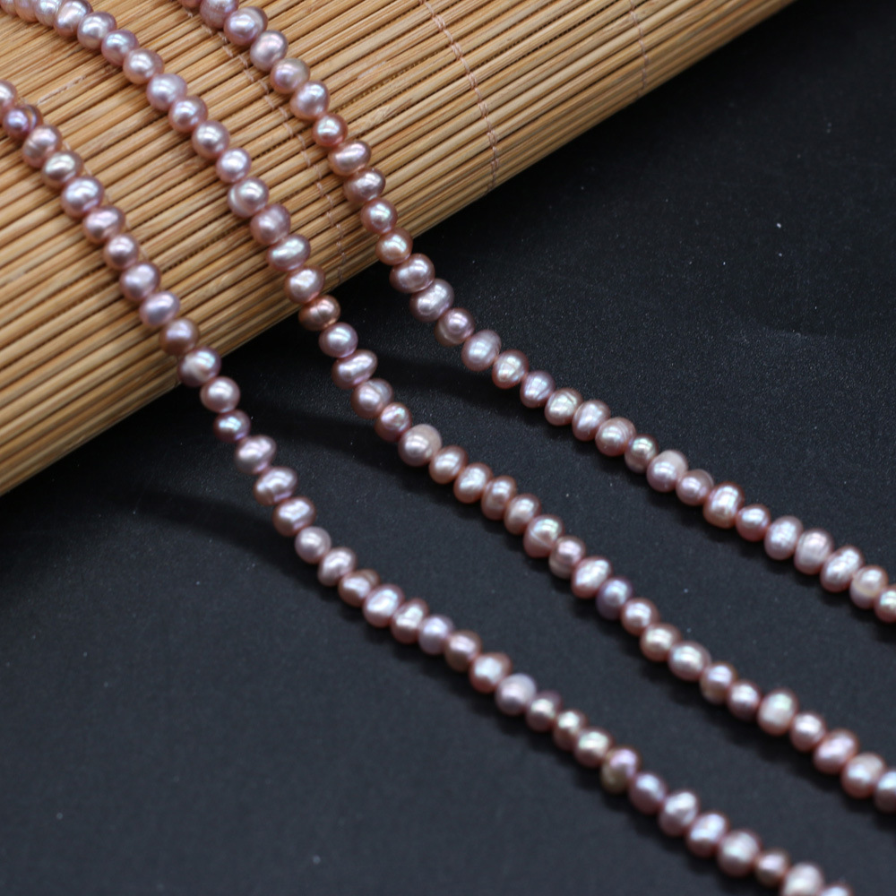 Exquisite natural freshwater pearl potato beads DIY jewelry accessories, handcrafted jewelry necklaces, semi-finished product production and wholesale pic 17