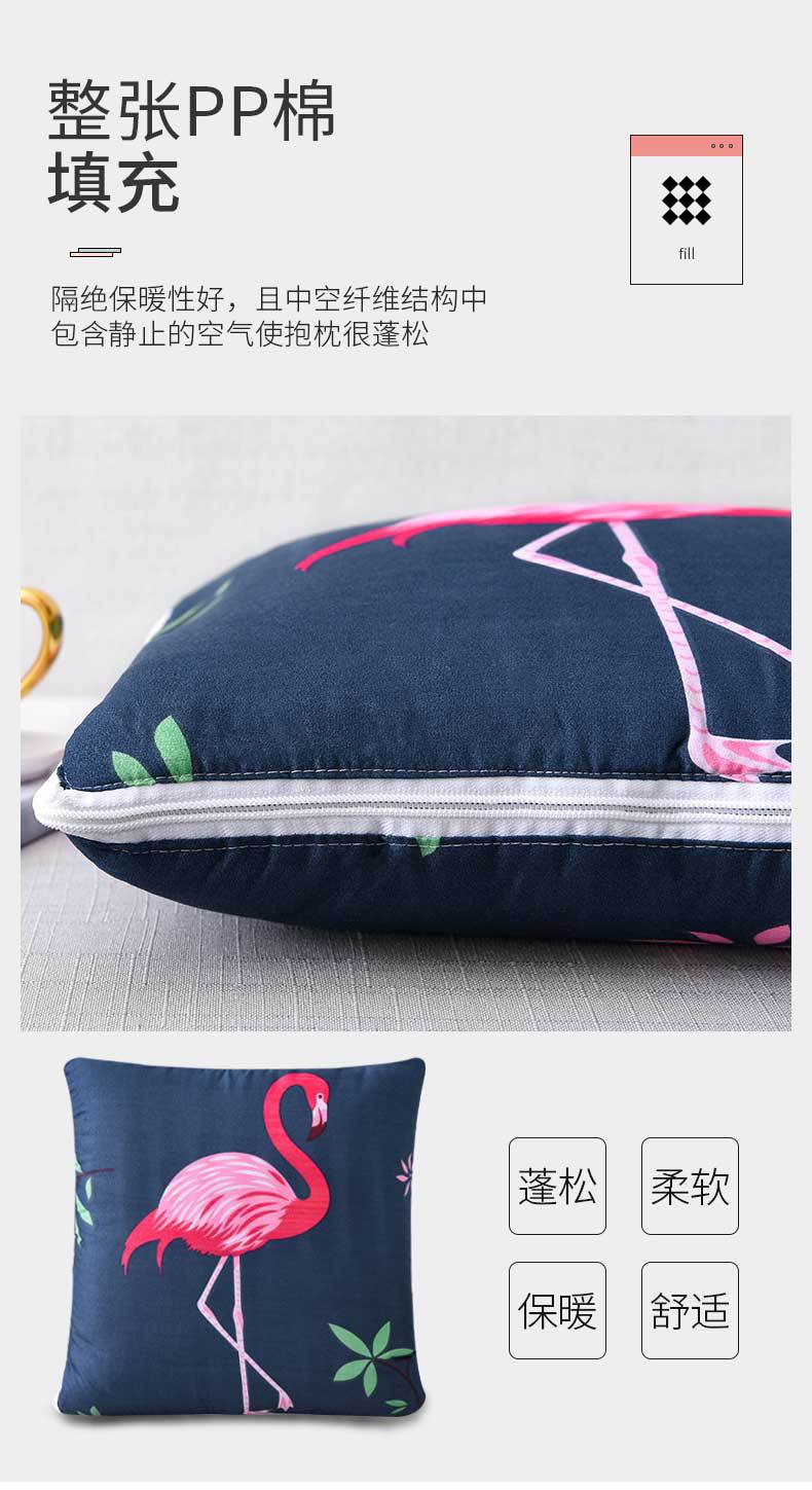 Dual-purpose pillow and quilt, spring and summer office nap pillow, gift cushion, folding multi-functional air conditioner quilt pic 10