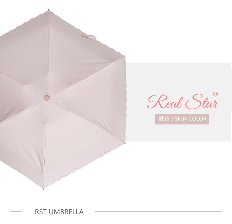 RST Japanese-style creative hollowed-out sunshade umbrella, mini 50% discount pocket sun umbrella for women with color glue sun protection, in stock and in batch pic 15