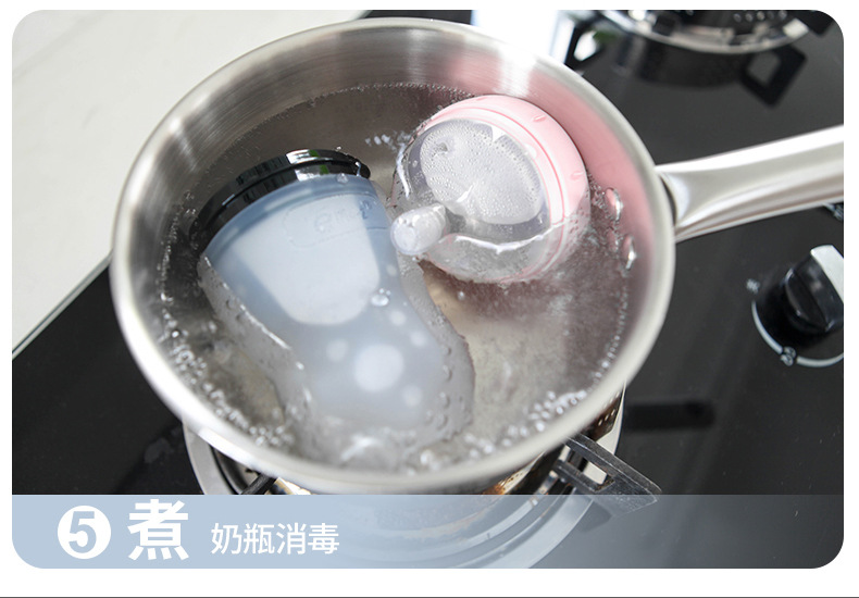 Taiban 304 stainless steel milk pot steamer, thickened five-layer steel, 14/16/18cm small pot, non-sticky for complementary food and noodles pic 19