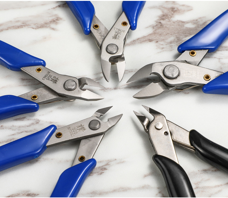 Factory direct sales of Bangyuan stainless steel scissors, water mouth pliers, electronic bevel wire scissors 303, 305, 306, 308 pic 21