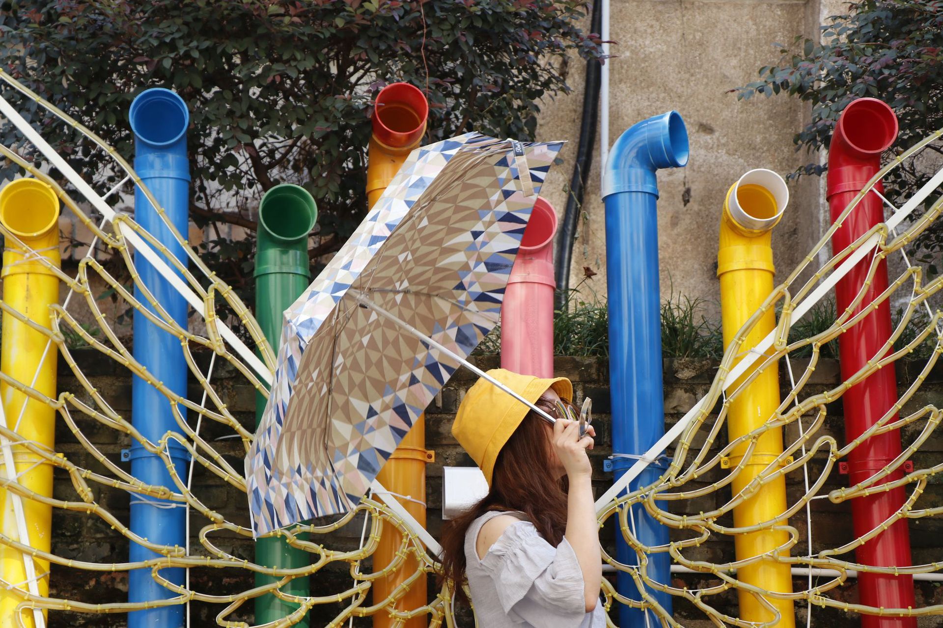 RST雨伞 日本风格遮阳伞 异域风情女士迷你五折口袋晴雨伞批发详情18