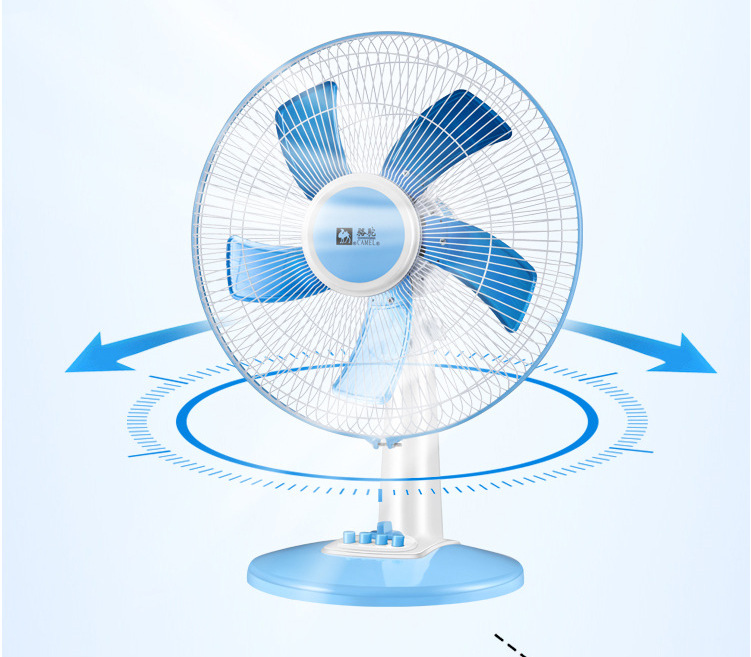 Camel Electric fan, 16-inch household fan, oscillating silent, student dormitory, timed oscillating pic 8
