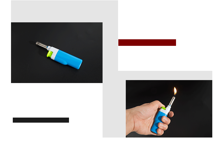 跨境现货蜡烛点烟器安全引火点火器厨用电子点火器充气小巧打火机详情5