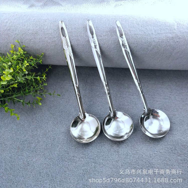 【 Zone 1-10 】 Crane Soup Spoons 3000 per box Crane Soup spoons, Hot pot soup spoons, metal soup spoons, hot pot spoons, hotel and restaurant spoons, household ladles, soup spoons, free gifts wholesale pic 2