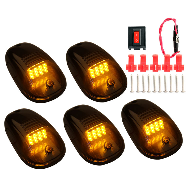 适用皮卡车顶鼠标灯Cab Marker Roof 9LED Light F150道奇RAM车灯详情18