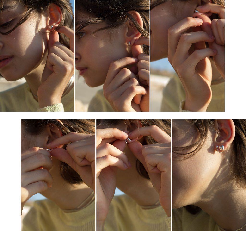 以色列小众设计感简约百搭时髦精致个性日常通勤风珍珠耳钉女新款详情6