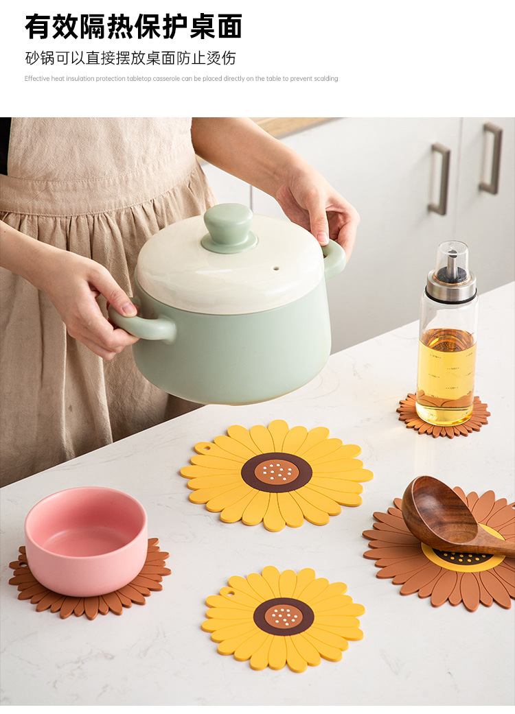 包邮ins创意樱花隔热垫亚马逊pvc杯垫防烫垫锅垫餐垫软胶盘垫碗垫详情26