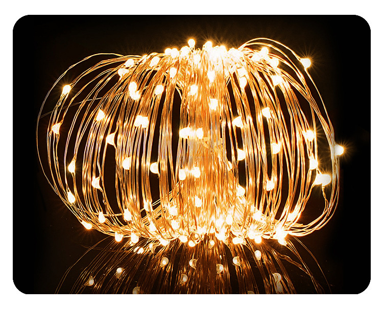 Wholesale of led copper wire lights, battery box lights, string lights, light-emitting light strips, corrugated ball string lights, handicrafts, wound copper wire colored lights pic 9