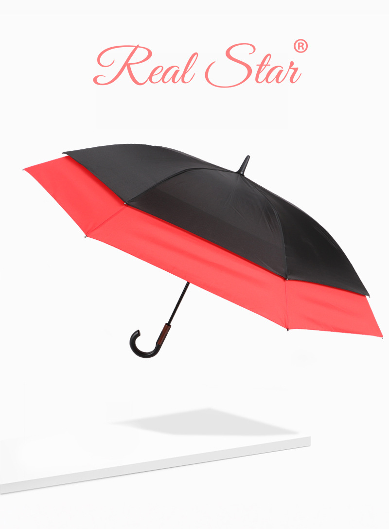 RST Umbrella雨伞欧洲风格抗风加固双层晴雨伞魔术伞商务广告批发详情3
