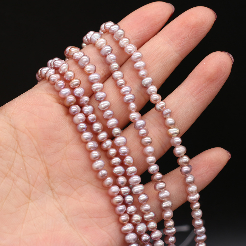 Exquisite natural freshwater pearl potato beads DIY jewelry accessories, handcrafted jewelry necklaces, semi-finished product production and wholesale pic 18
