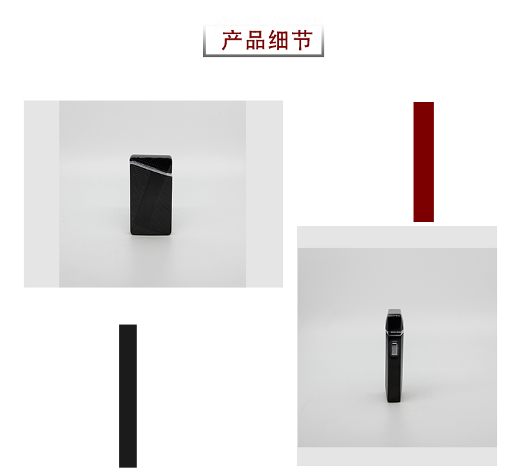 跨境现货时尚金属防风打火机雪茄点烟器USB充电点火机电子打火机详情4