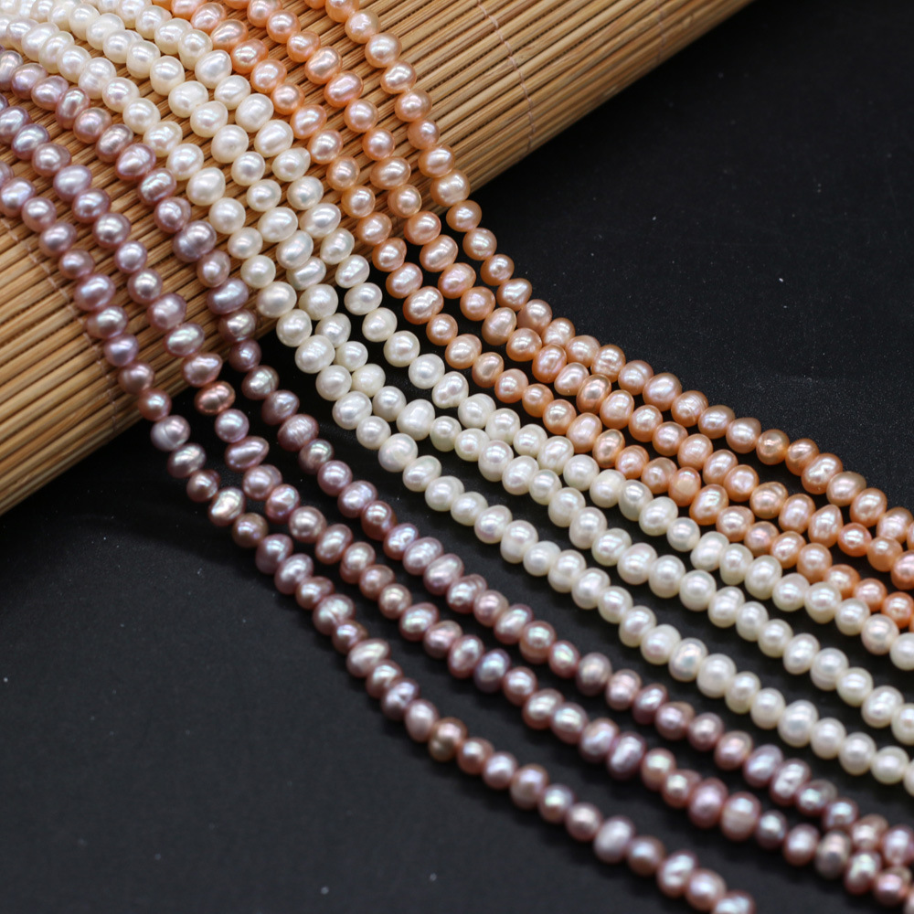 Exquisite natural freshwater pearl potato beads DIY jewelry accessories, handcrafted jewelry necklaces, semi-finished product production and wholesale pic 11