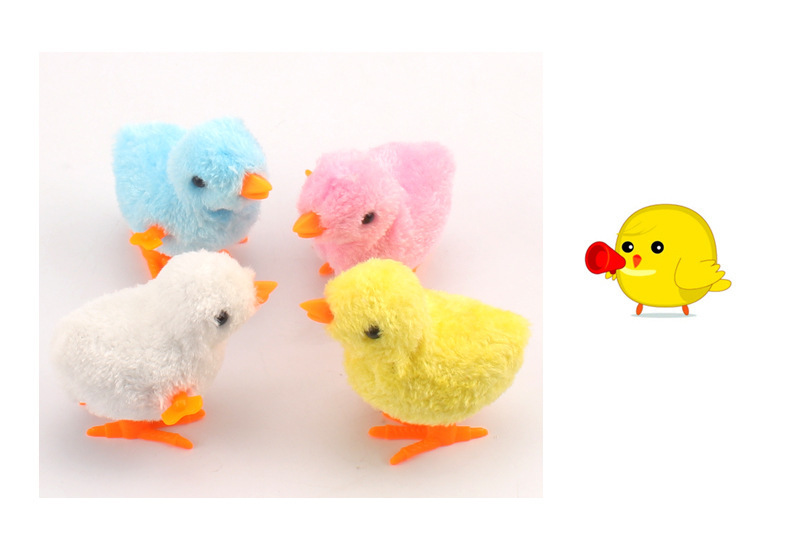 This plush wind-up chicken is a cute, nostalgic and realistic toy for children, babies and kids. It can be wound up, jump and run pic 16