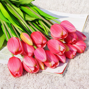 仿真花蝴蝶兰单枝欧美10头蝴蝶兰家居摆放婚庆软装摄影装饰花兰花详情13