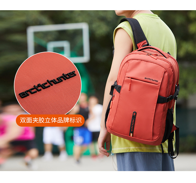 跨境大容量多功能双肩包户外旅行背包商务防盗防水电脑包运动男包详情18