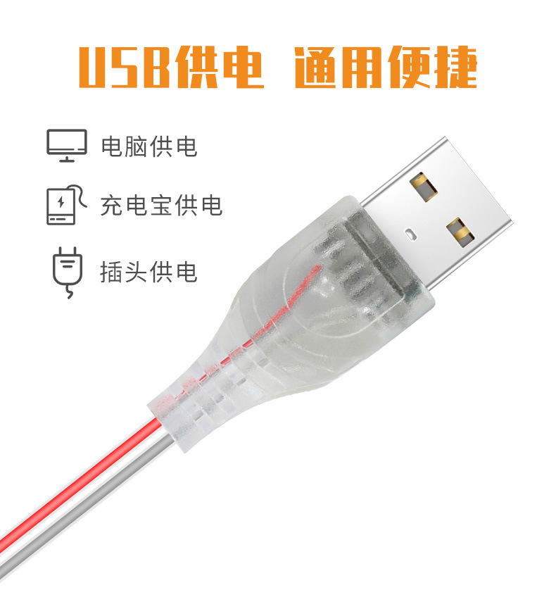 Cross-border best-selling led plant growth light strips, USB plant supplementary lights, full-spectrum indoor flower waterproof plant lights pic 10