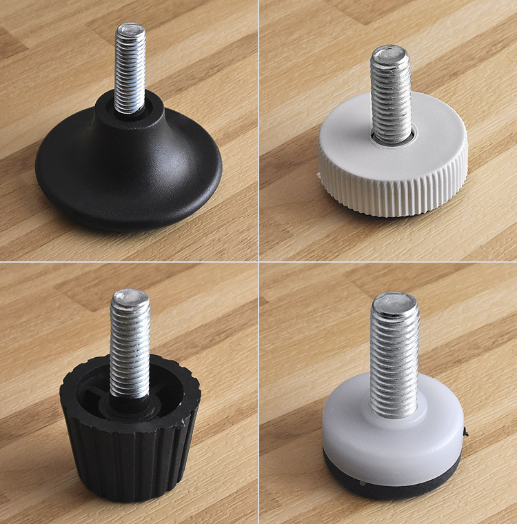 Cross-border manufacturer wholesale load-bearing, silent and anti-slip furniture foot pad screws fixed base adjustable foot pad bolts pic 7