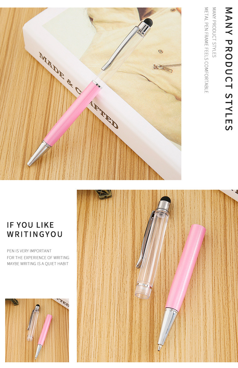 Five different colored transparent pen body styluses, ipad pens, universal capacitive pens pic 7
