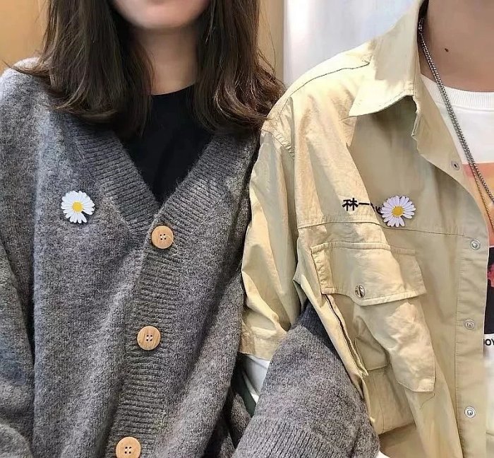 权志龙GD同款缺口小雏菊防走光胸针别针挂件徽章百搭合金衣服配饰详情12