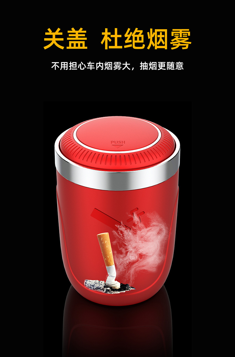 Creative new products for automotive accessories, such as car ashtrays, cross-border Amazon car interior ornaments, and multi-functional press type pic 7