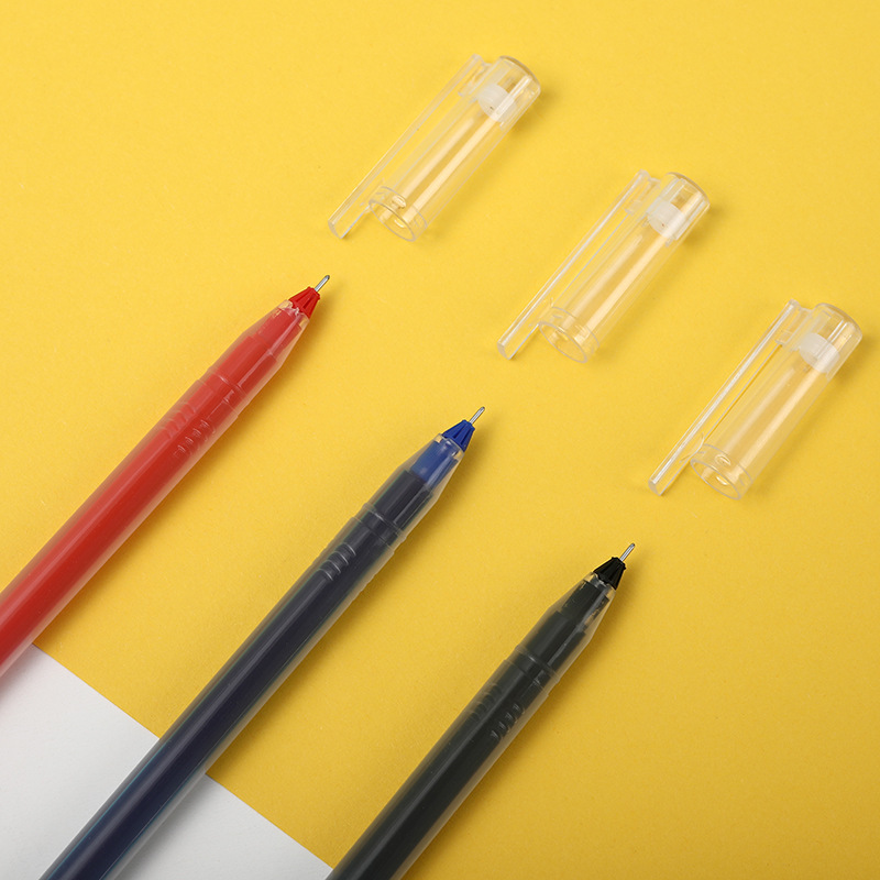 Direct-sale large-capacity, high-performance gel pen, 0.5mm carbon water pen, special pen for student exams, signature pen pic 5