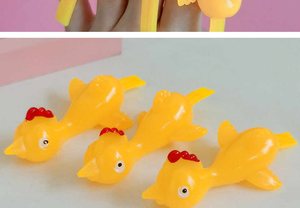 Catapult Turkey Prank Fun Toy Catapult Chick tpr soft material Shooting Slingshot Chick New and Unique factory pic 11