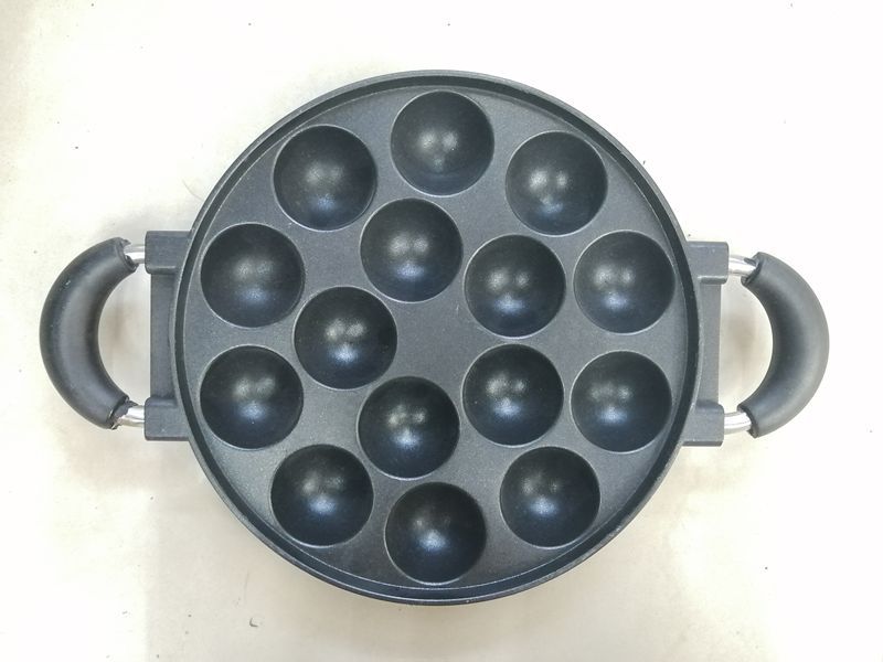 egg cake mould 12-hole 15-hole round aluminum die-cast cake mold egg pan non-stick cake baking DIY mold pic 7
