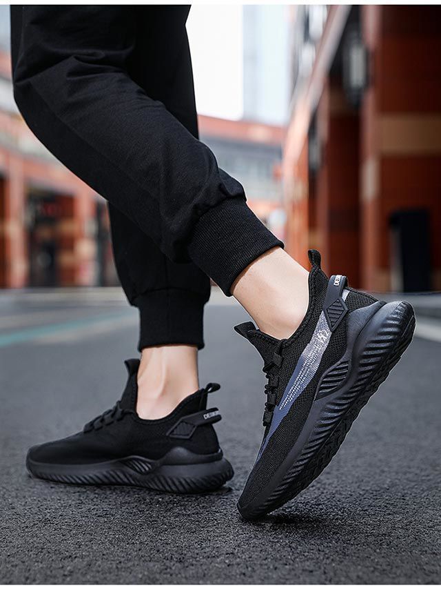 2025春季夏季新款男鞋网面透气休闲鞋青少年运动鞋飞织鞋男鞋批发详情21