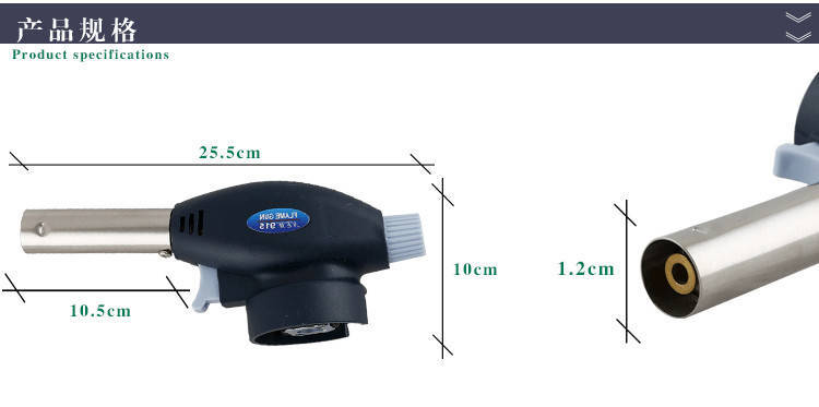 高温卡式气喷枪多功能户外烧烤厨房烘焙 陶瓷芯喷枪小焊枪厂家详情3