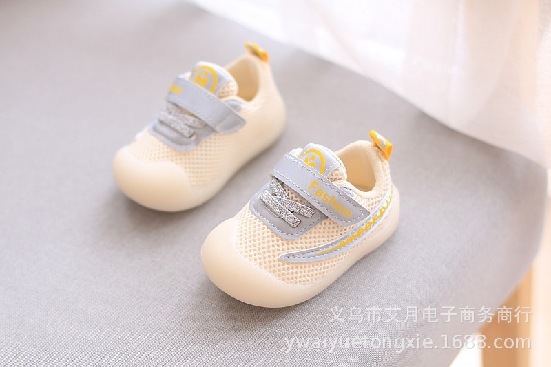 【清仓特价】男宝宝学步鞋春秋季软底防滑婴儿网鞋详情9