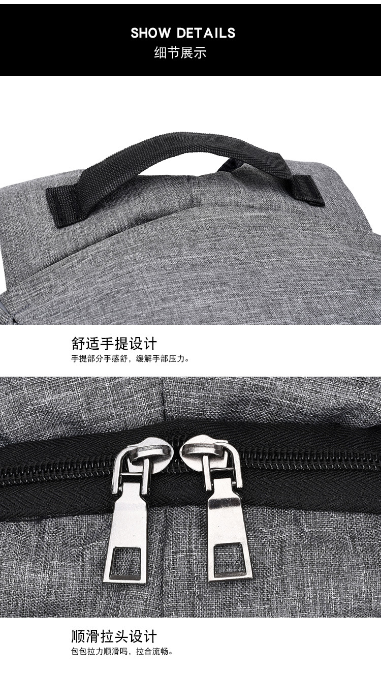 Venta directa de fábrica nueva mochila anti-robo multifuncional mochila recargable usb inteligente para hombres casual business travel bag pic 29